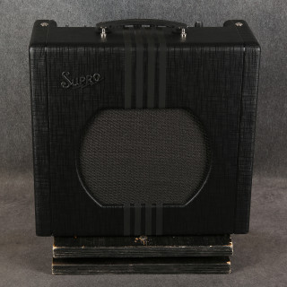 Supro Delta King 12 Valve Combo - Black & Black **COLLECTION ONLY** - 2nd Hand