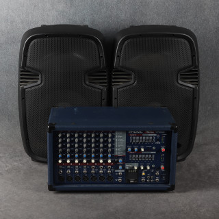Phonic Powerpod Mixer - Fun Generation PL112P Speakers **COLLECTION ONLY** - 2nd Hand
