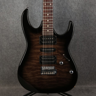 Ibanez Gio GRX70QA-TKS - Transparent Black Sunburst - 2nd Hand