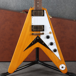 Epiphone IGC 1958 Korina Flying V - Aged Natural - 2nd Hand