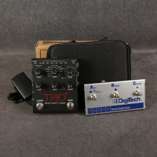 DigiTech Trio+ Band Creator-Looper Pedal & FS300 3-Button Footswitch - 2nd Hand