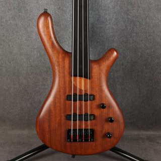 Mayones BE-4 Exotic Fretless Bass - Natural - 2nd Hand