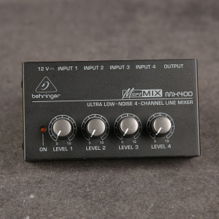 Behringer Micro Mix MX400 4 Channel Mixer - 2nd Hand