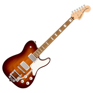 Squier Paranormal Troublemaker Telecaster Deluxe Bigsby - Honey Sunburst