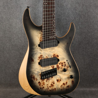 Schecter Reaper-7 Multiscale - Satin Charcoal Burst - 2nd Hand (167958)