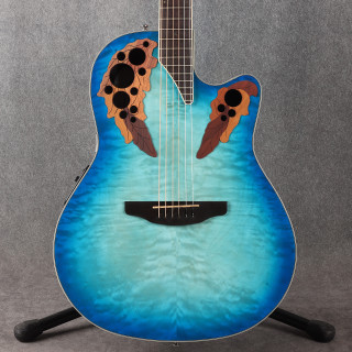 Ovation CE48P Celebrity Elite Plus Super Shallow - Blue - 2nd Hand