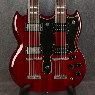 Epiphone G-1275 Double Neck SG - Cherry - 2nd Hand