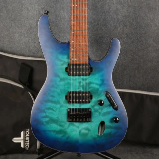 Ibanez S Series S621QM - Sapphire Blue Flat - 2nd Hand