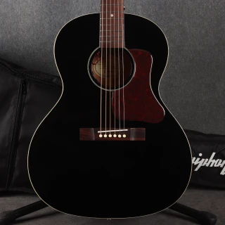 Epiphone Blues King Studio Acoustic Electric Guitar Ebony - 2nd Hand