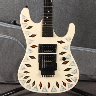 Kramer NightSwan Vintage White with Aztec Graphic - 2nd Hand