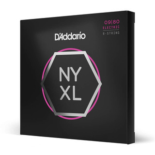 Daddario NYXL0980 Super Light 8 String Set, 09-80