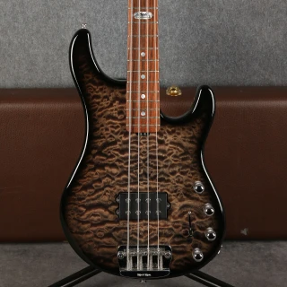 Ernie Ball Music Man BFR Sterling 4 H Bass - 2008 - Trans Black Quilt - 2nd Hand