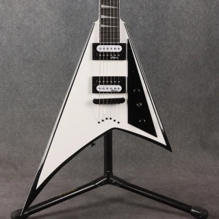Jackson JS Series Rhoads JS32T - White with Black Bevels - 2nd Hand