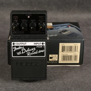 Boss Fender FDR-1 65 Deluxe Reverb Amp Pedal - 2nd Hand