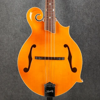 Kentucky KM-752 Deluxe F Model Mandolin - Transparent Amber - 2nd Hand