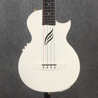 Enya Nova U Pro Concert Ukulele Carbon Fibre - White - 2nd Hand