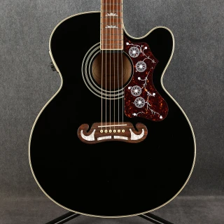 Epiphone EJ200SCE Acoustic Electric Guitar - Black - 2nd Hand