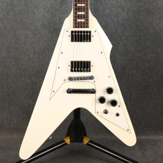 Vintage V60GO Graham Oliver Flying V - White - 2nd Hand
