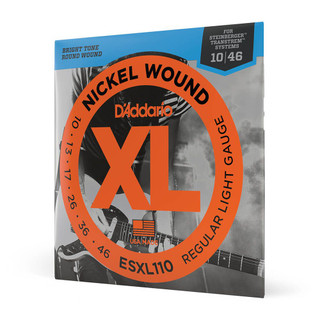 Daddario XL Nickel ESXL110 Double Ball End Regular Light Set, 10-46