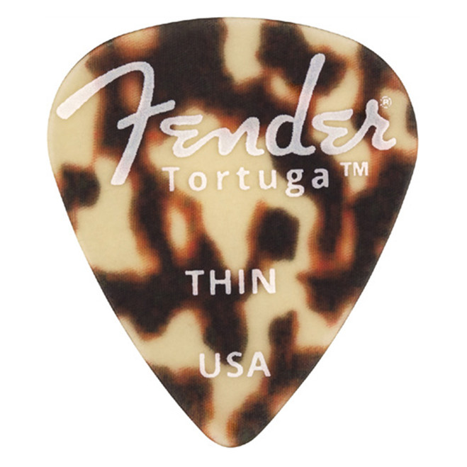 Fender Tortuga Picks, 351 Thin, 6 Pack