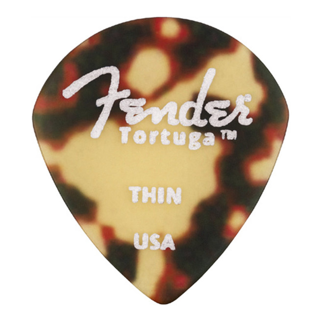 Fender Tortuga Picks, 551 Thin, 6 Pack