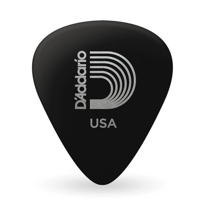 Daddario 1CBK2-25 Classic Celluloid Pick, Black, Light Gauge (.50mm), 25-Pack