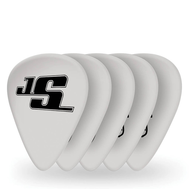 Daddario 1CWH4-10JS Joe Satriani Signature Gutiar Picks, White, Medium Gauge (.70mm), 10-Pack