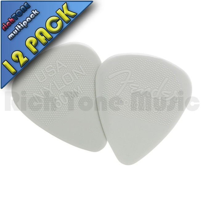 Fender Nylon Pick .60 12 Pack