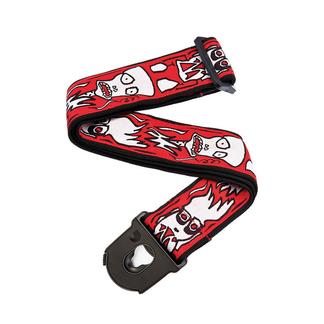 Daddario 50PLJS02 Joe Satriani Planet Lock Guitar Strap, Up in Flames