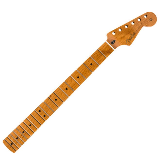 Fender Roasted Maple Stratocaster Neck, 21 Narrow Tall Frets, Maple