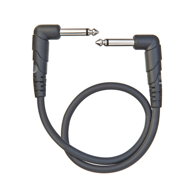 Daddario PW-CGTPRA-01 Classic Series Patch Cable, Right to Right-Angle, 1ft Daddario PW-CGTPRA-01 Classic Series Patch Cable, Right to Right-Angle, 1ft