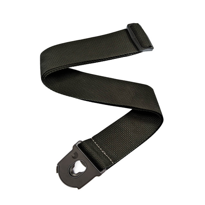 Daddario PWSPL200 Planet Lock Poly Pro Guitar Strap, Black