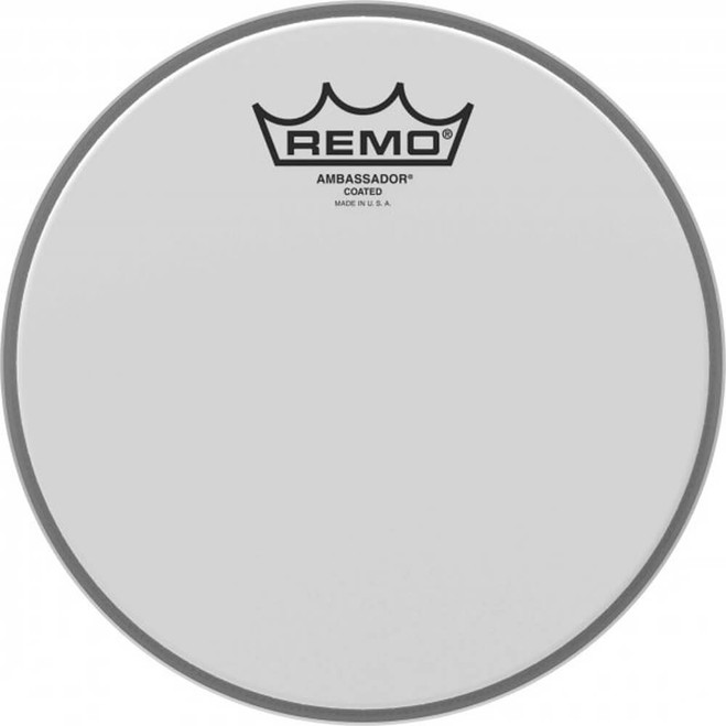 Remo BA-0108-00 Ambassador Coated Drum Head, 8&Prime;