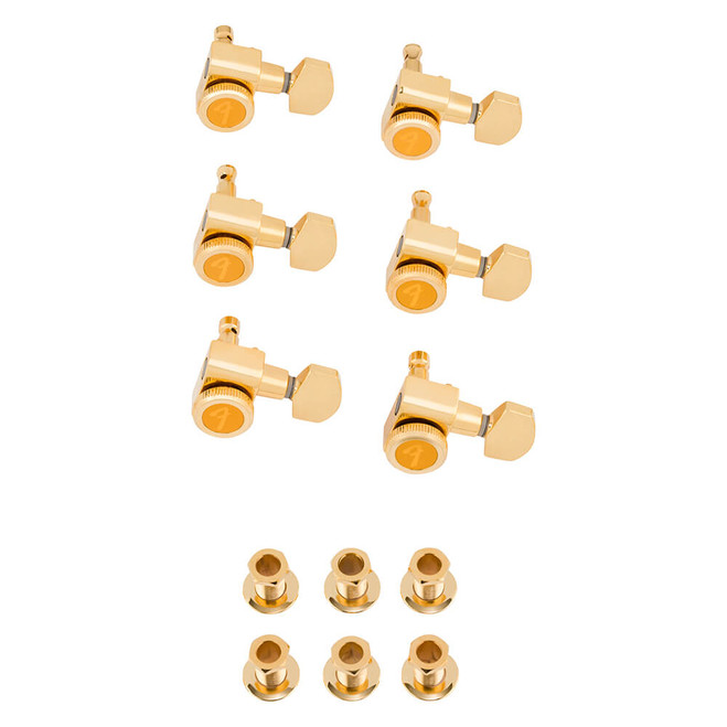 Fender Locking Stratocaster / Telecaster Tuning Machine Set - Gold