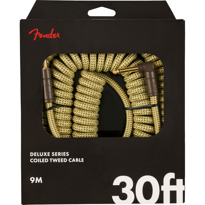 Fender Deluxe Coil Cable, 30" - Tweed