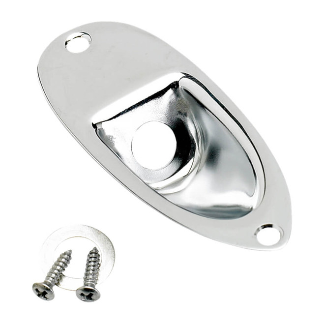 Fender Stratocaster Jack Ferrules - Chrome