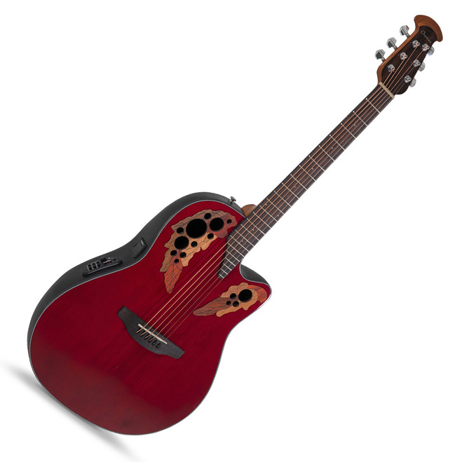 Ovation Celebrity Elite CE44 Mid Cutaway - Ruby Red