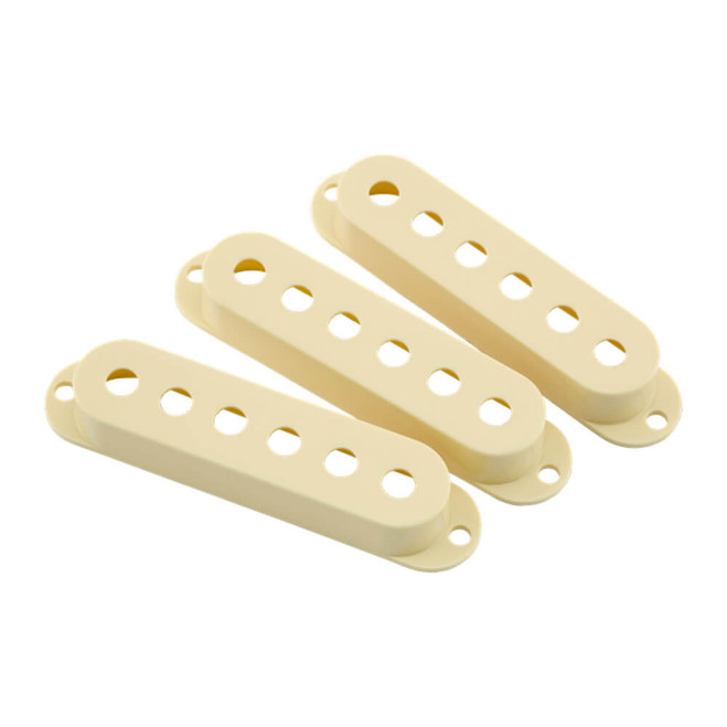 Fender Road Worn Stratocaster Pickup Cover Set - Aged White