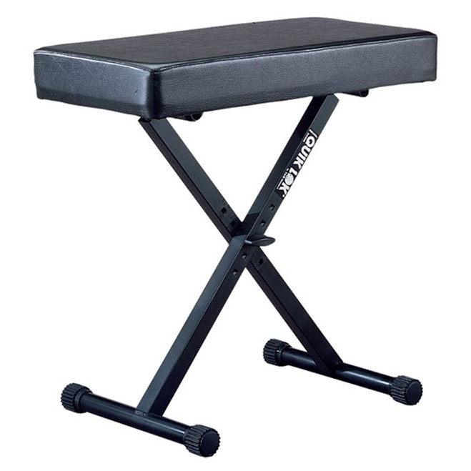 Quiklok BX-14 Large Keyboard Bench with Extra Thick Cushion Quiklok BX-14 Large Keyboard Bench with Extra Thick Cushion