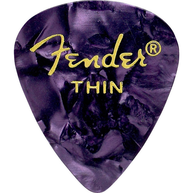 Fender 351 Shape Premium Picks, Purple Moto, Thin - 144 Pack