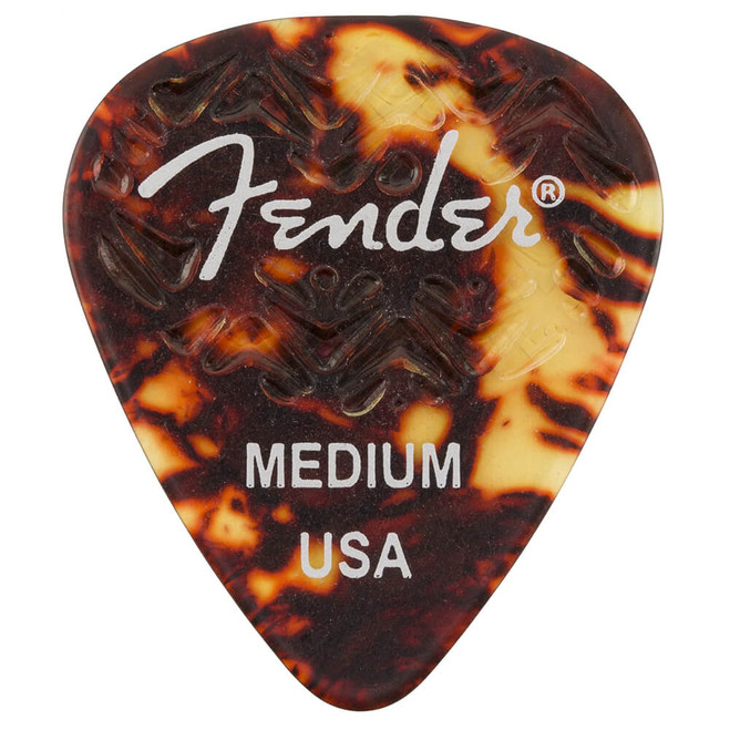 Fender Wavelength Picks, 351 Medium - Tortoise Shell, 6 Pack