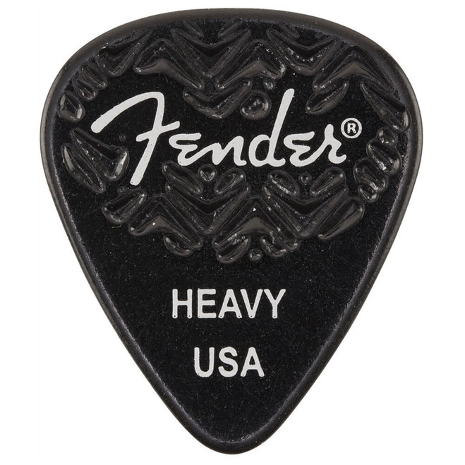 Fender Wavelength Picks, 351 Heavy - Black, 6 Pack