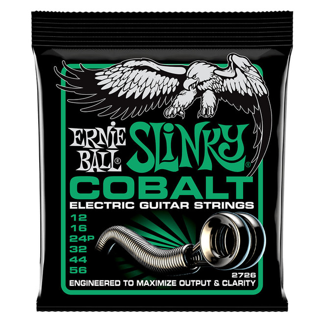 Ernie Ball Not Even Slinky Cobalt Guitar Strings, 12-56