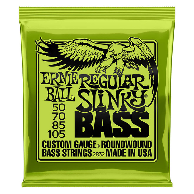 Ernie Ball Regular Slinky Nickel Wound Bass Strings - 50-105