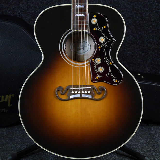 Gibson J-200 SB Acoustic Guitar - Sunburst w/Hard Case - 2nd Hand
