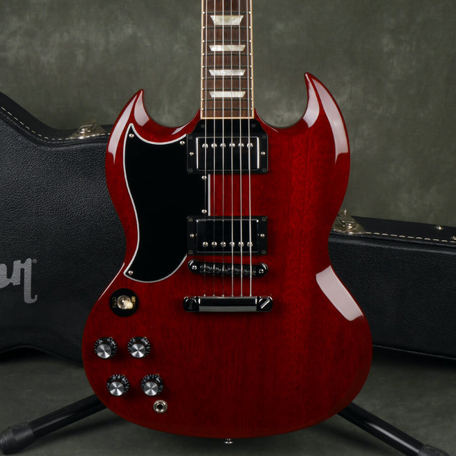 Gibson SG Standard, Left Handed - Cherry Gloss w/Hard Case - 2nd Hand