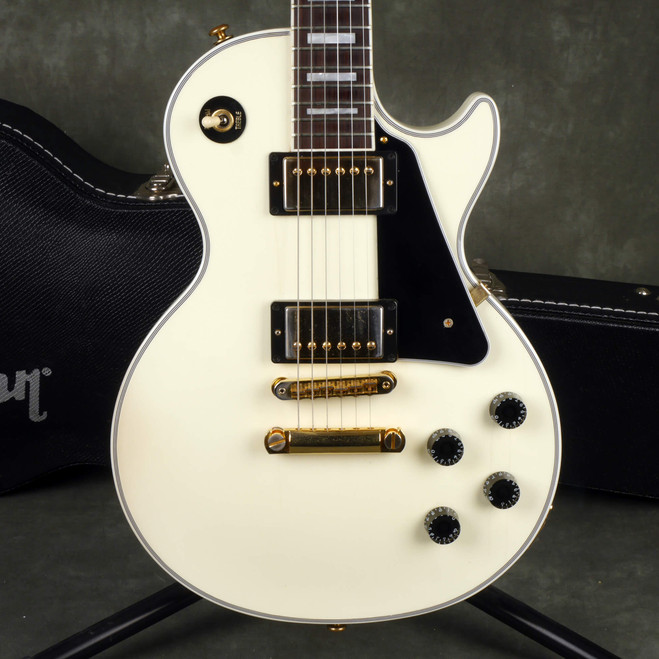 Gibson Les Paul Custom Classic Lite - White w/Hard Case - 2nd Hand