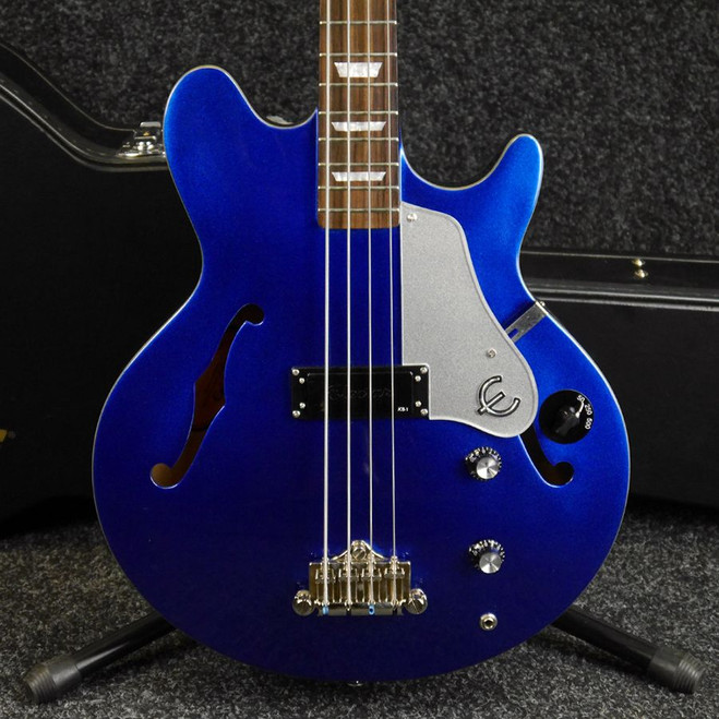 Epiphone Ltd Ed Jack Casady Signature Blue Royale Bass w/ Case - 2nd Hand