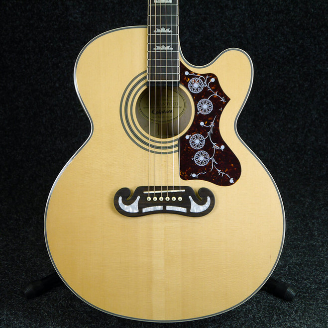 Epiphone EJ-200SCE Electro Acoustic Guitar - Natural - 2nd Hand