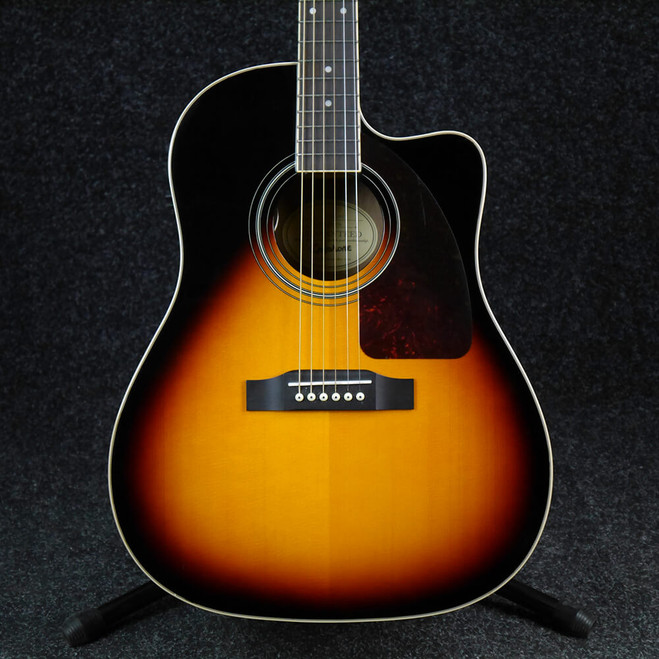 Epiphone AJ-220SCE Eletro-Acoustic Guitar - Vintage Sunburst - 2nd Hand